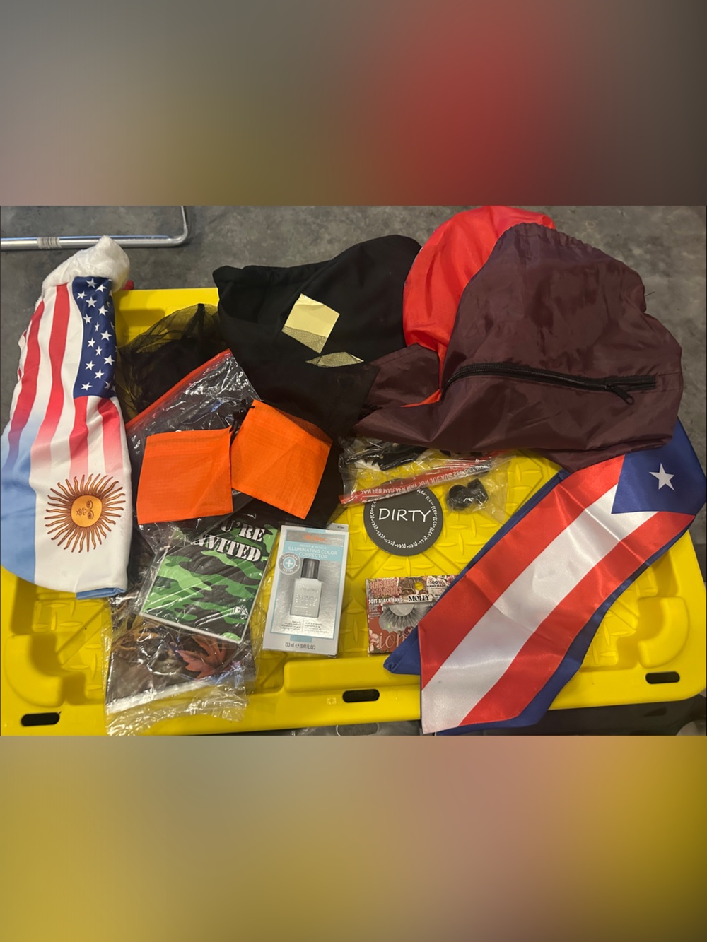Misc. Lot of Stuff- Bags, Nail Repair, Faux Lashes, Treat Bags and more